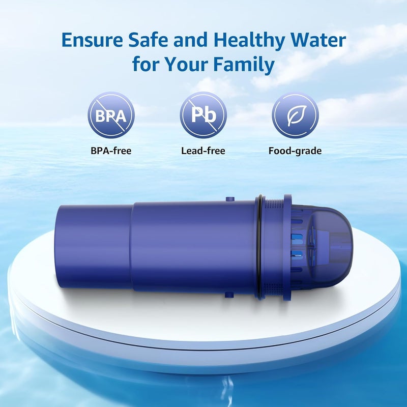 Filterlogic NSF Certified Pitcher Water Filter, Replacement for PurÂ® Pitchers and Dispensers PPT700W, CR-1100C and PPF951K Water Filter (Pack of 4) (Package May Vary) - Image 3
